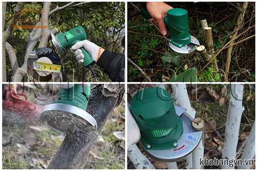 Máy được sử dụng để cắt các loại cành cây có đường kính tối đa 50 mm 