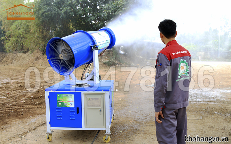 Máy phun sương công nghiệp 3A hỗ trợ dập bụi