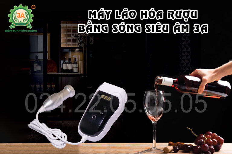 máy lão hóa rượu bằng sóng siêu âm