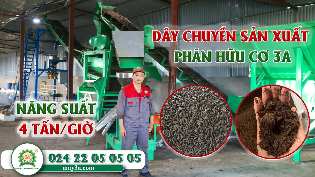 dây chuyền sản xuất phân hữu cơ