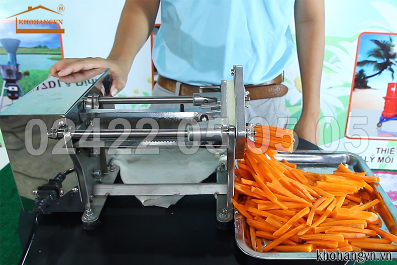 Máy cắt sợi rau củ khoai tây, củ cải, cà rốt