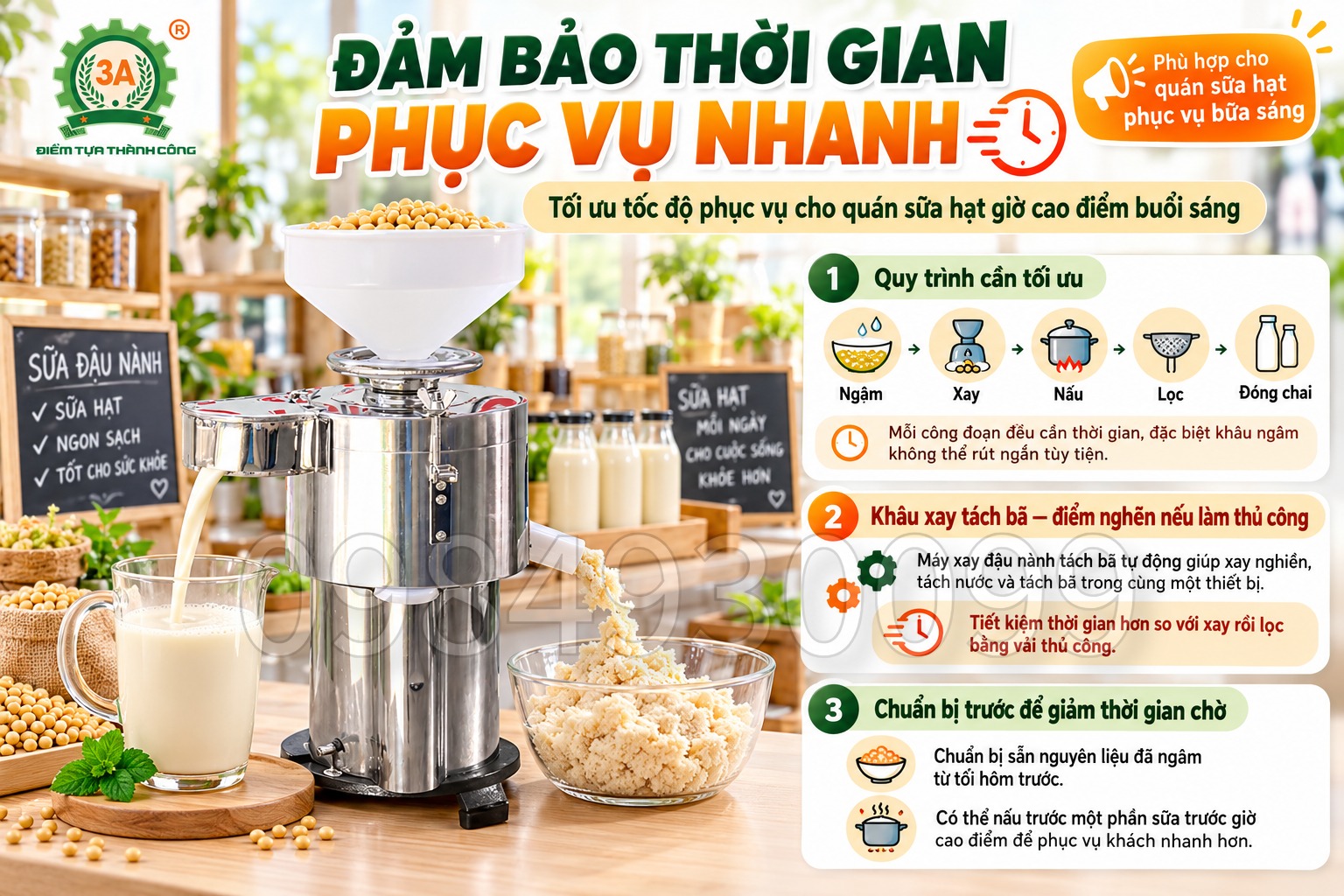máy xay đậu nành tách bã